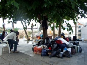 Interior del campamento