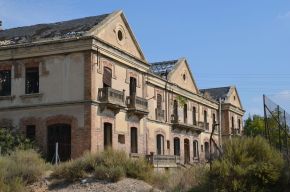 La antigua estación del Pla de Vilanoveta en Lleida. Cecília López